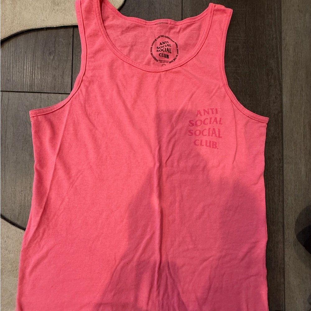 Anti Social Social Club Pink Tank Top